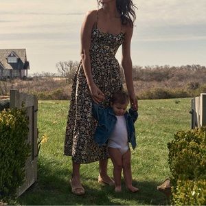 NWT DOEN BENOIT DRESS --NOIR
COLUMBIA STREET FLORAL, Sz M